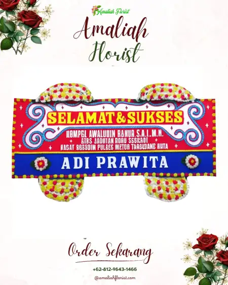 Papan Bunga Ucapan Selamat Cipadu